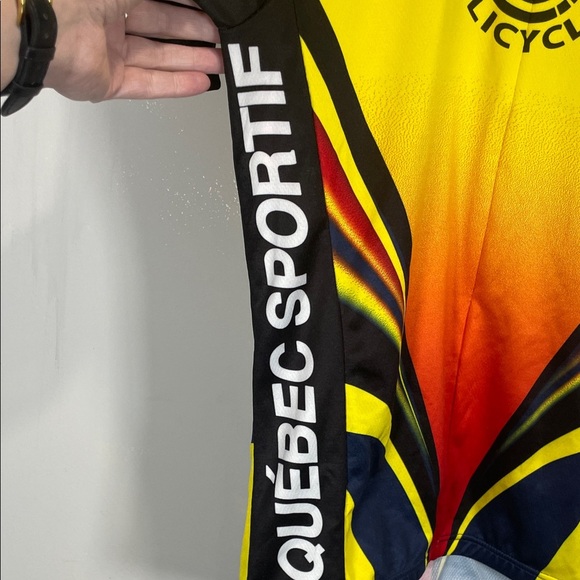 Louis Garneau Men's Cycling Jersey - Yellow and Black - Picture 5 of 8